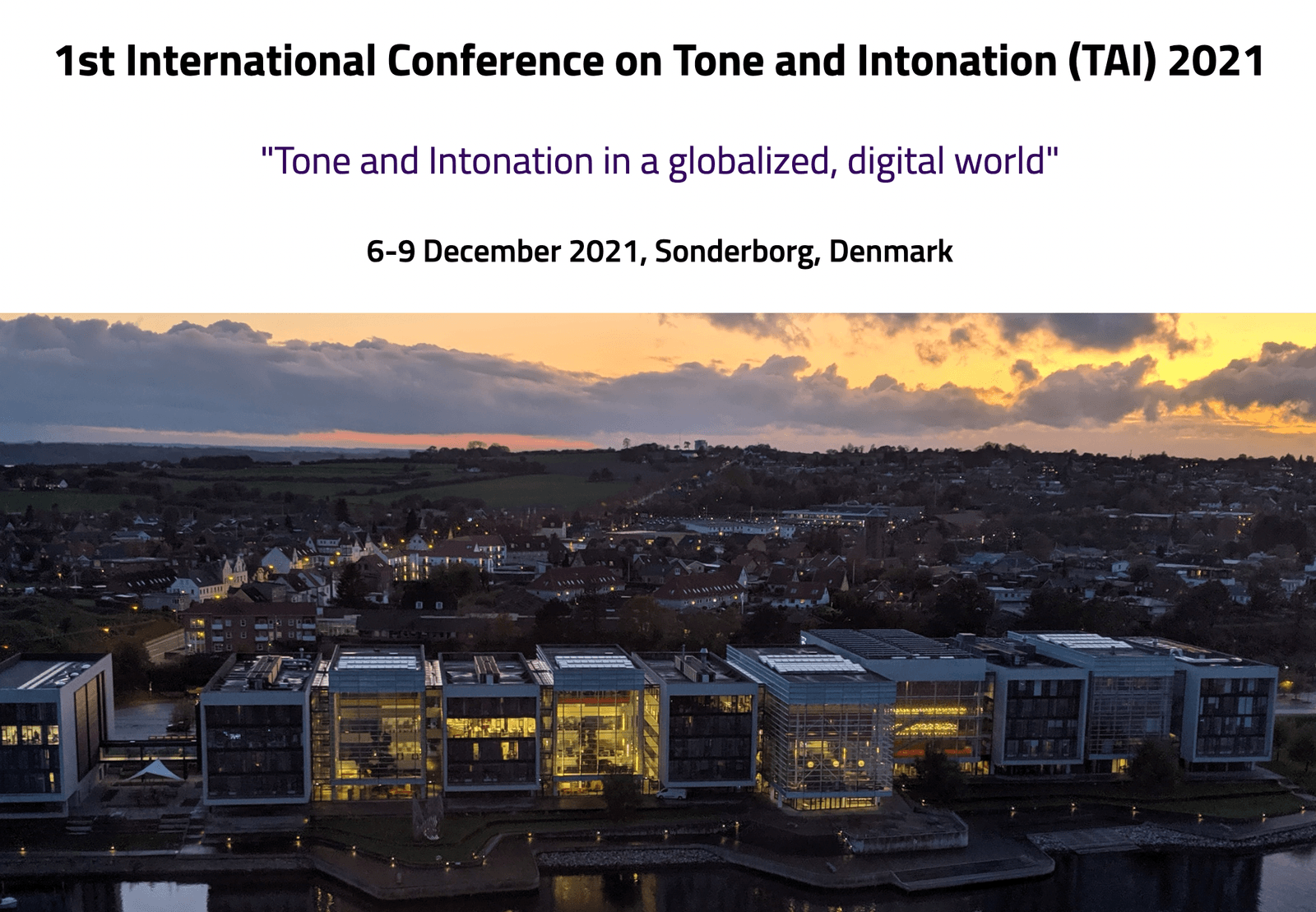1st International Conference on Tone and Intonation (TAI) 2021